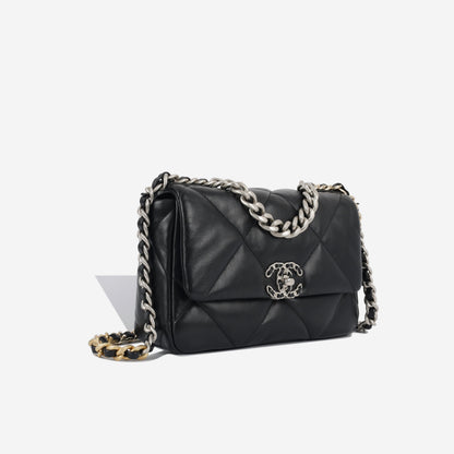 Chanel Chanel 19 Lambskin Black Shoulder Bag Style 17