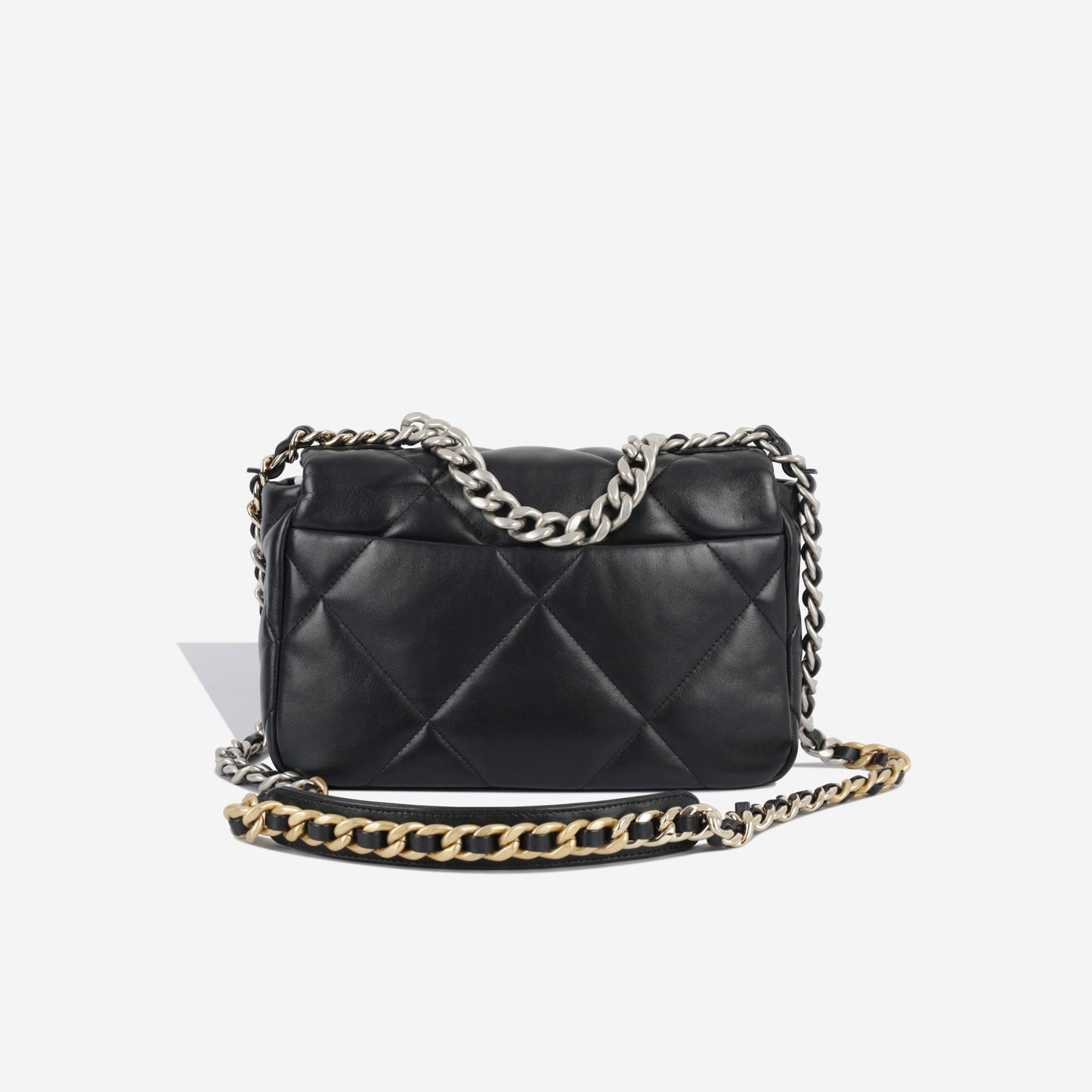 Chanel Chanel 19 Lambskin Black Shoulder Bag Style 17