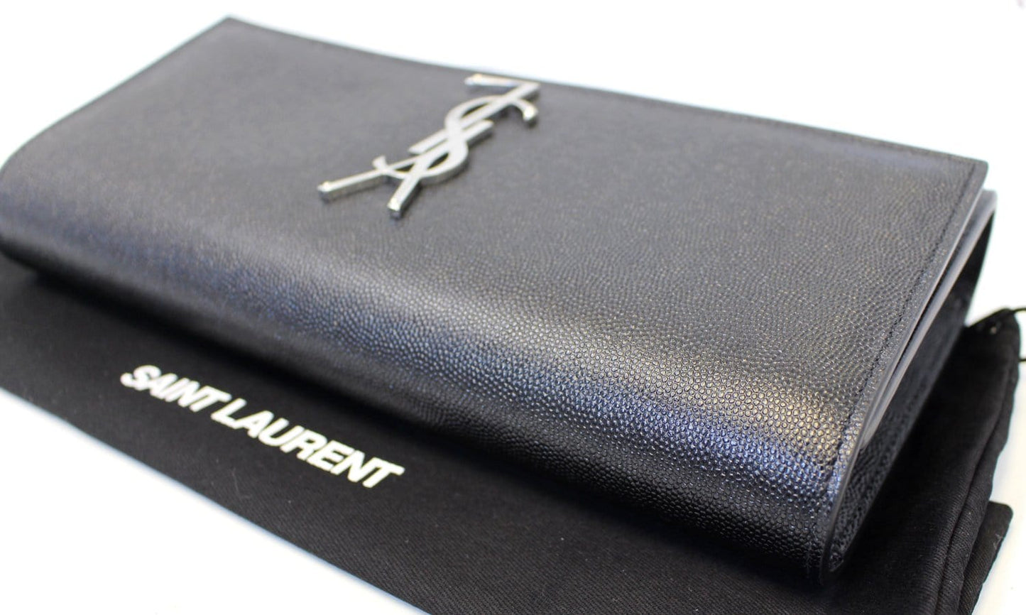 Saint Laurent Kate Leather Black Shoulder Bag