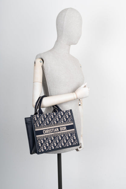 Christian Dior Book Tote Oblique Small
