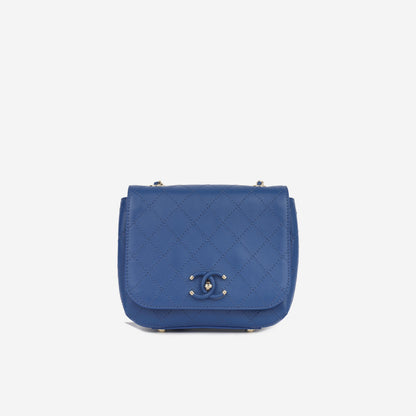 Chanel Timeless Lambskin Silver Shoulder Bag Lambskin