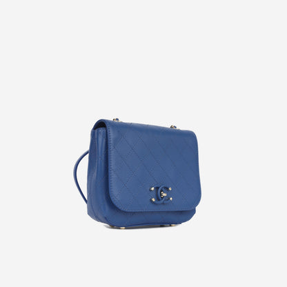 Chanel Timeless Lambskin Silver Shoulder Bag Lambskin