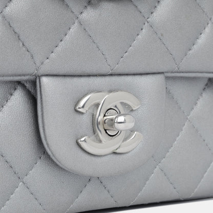 Chanel Classic Flap Lambskin Black Shoulder Bag Style 136