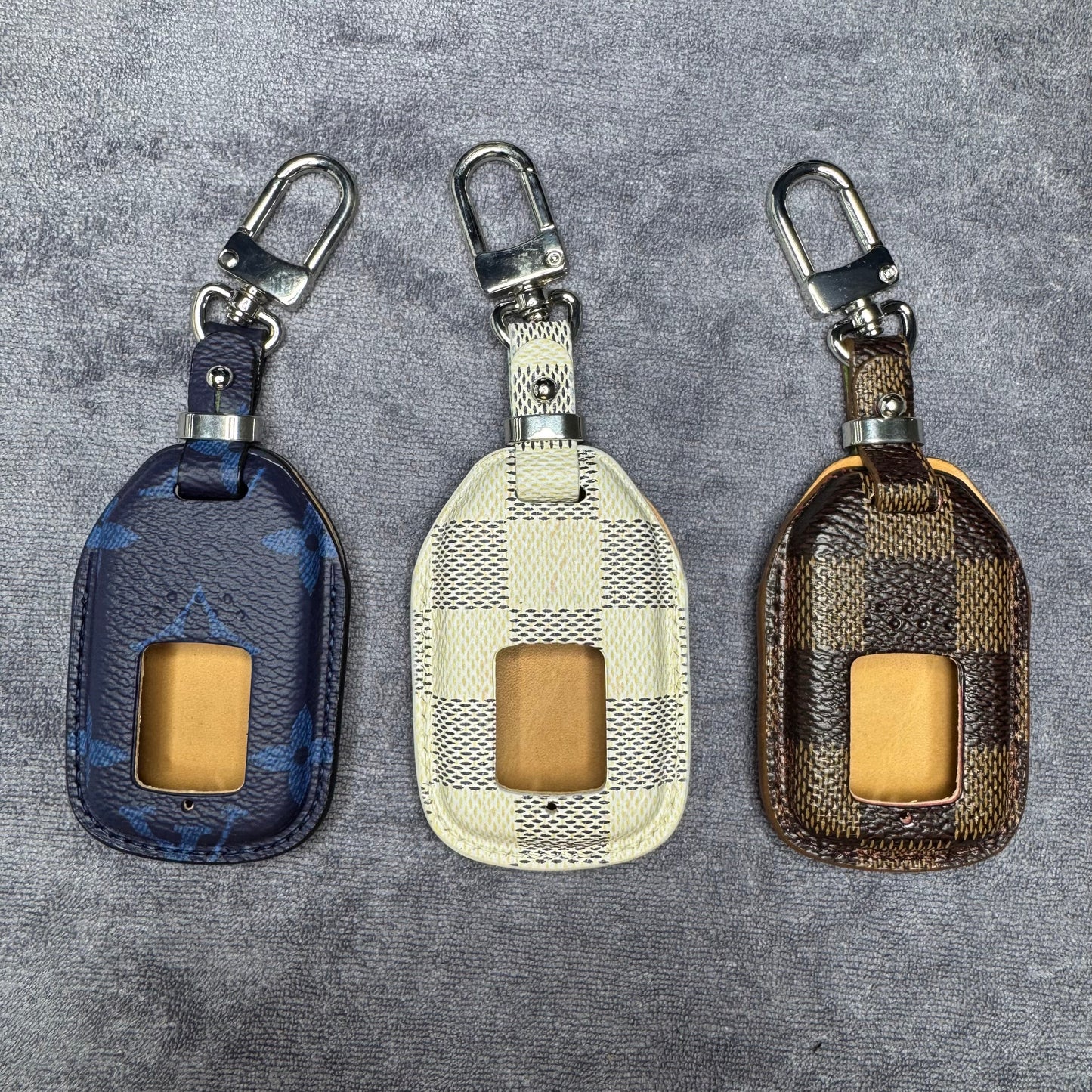 Premium LV Canvas Key Case for Honda – Handmade from Authentic Upcycled Louis Vuitton