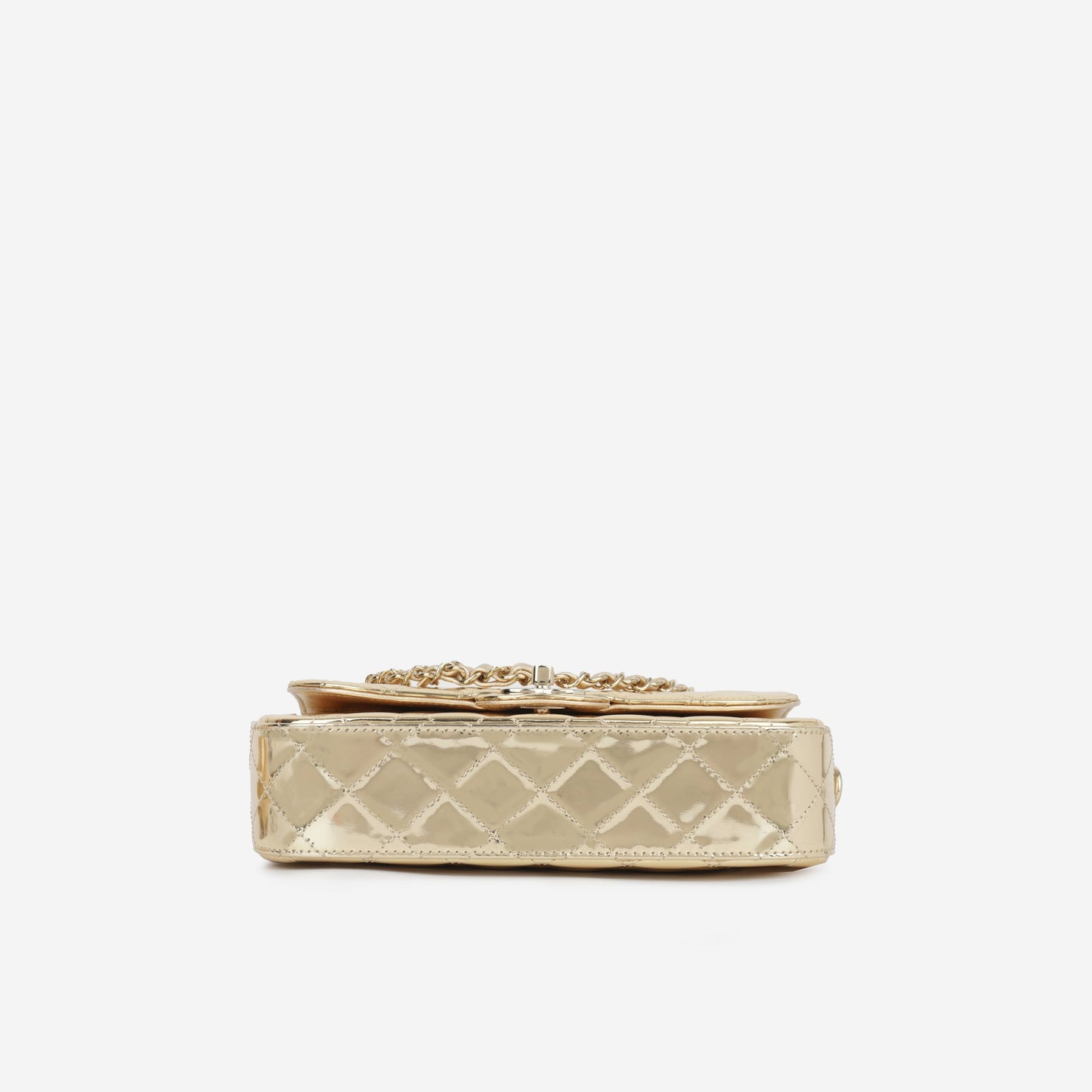 Chanel Classic Flap Lambskin Gold Shoulder Bag Style 145