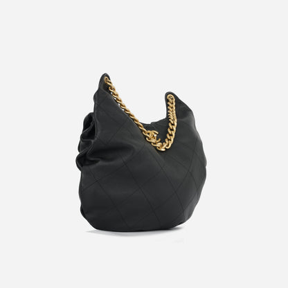 Chanel Lambskin Black Tote Bag Lambskin