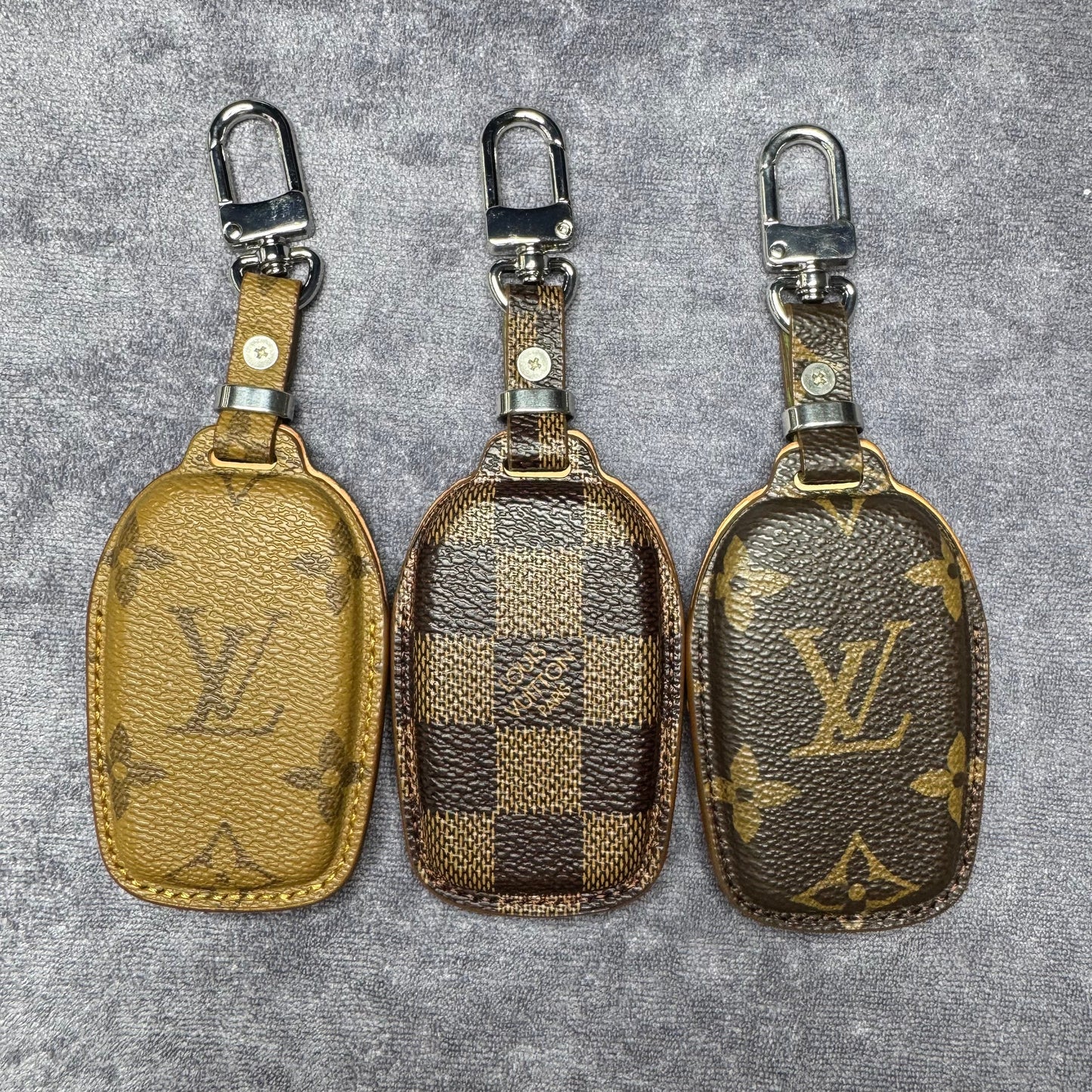 Premium LV Canvas Key Case for Toyota – Handmade from Authentic Upcycled Louis Vuitton