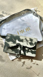 Christian Dior Saddle Rectangular Belt Bag Blue