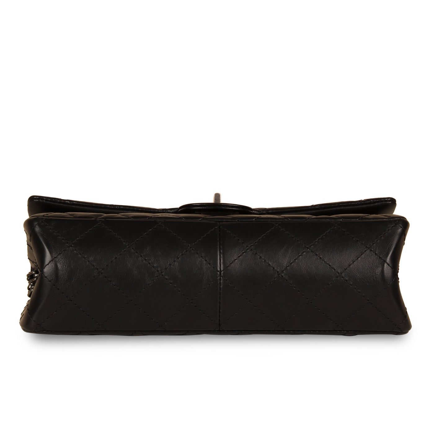 Chanel Classic Flap Calfskin Black Shoulder Bag Style 10