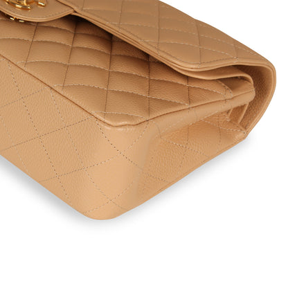 Chanel Classic Flap Lambskin Gold Shoulder Bag Style 38