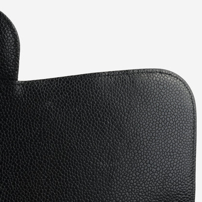 Chanel Classic Flap Caviar Black Shoulder Bag Style 4