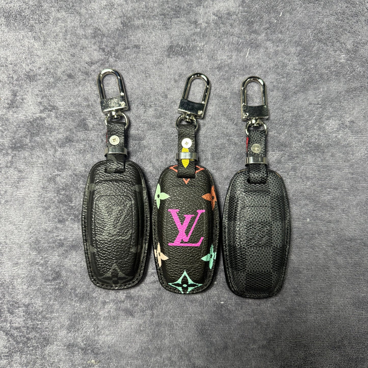 Premium LV Canvas Key Case for Audi – Handmade from Authentic Upcycled Louis Vuitton