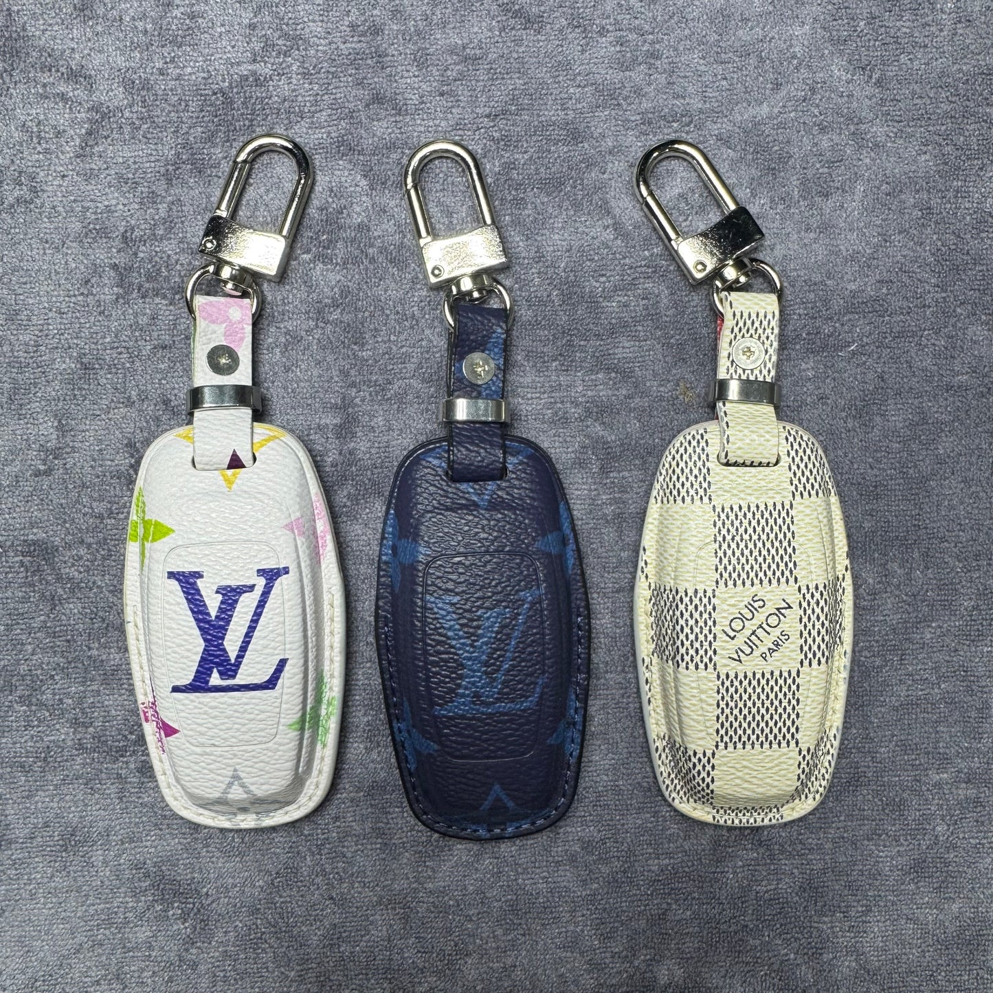 Premium LV Canvas Key Case for Audi – Handmade from Authentic Upcycled Louis Vuitton
