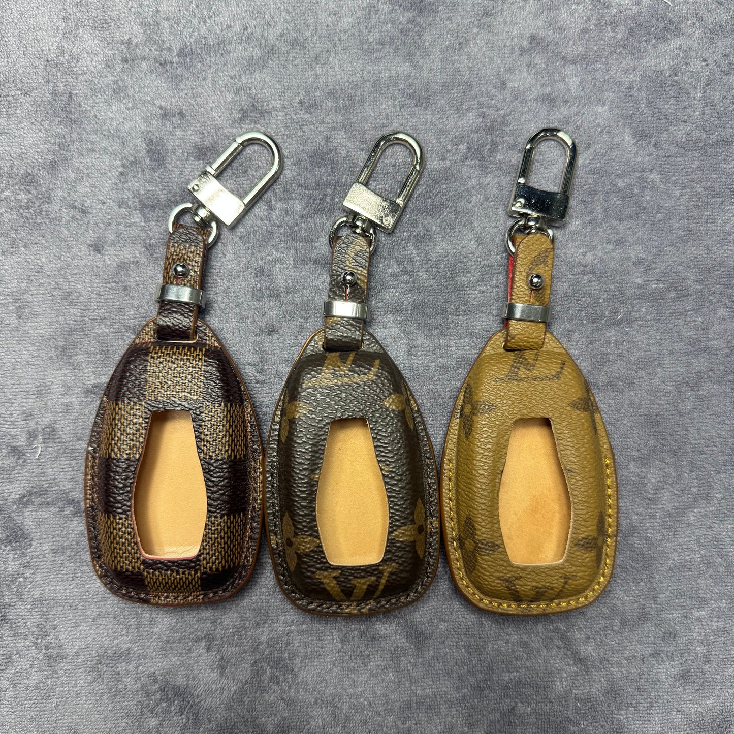 Premium LV Canvas Key Case for Subaru – Handmade from Authentic Upcycled Louis Vuitton