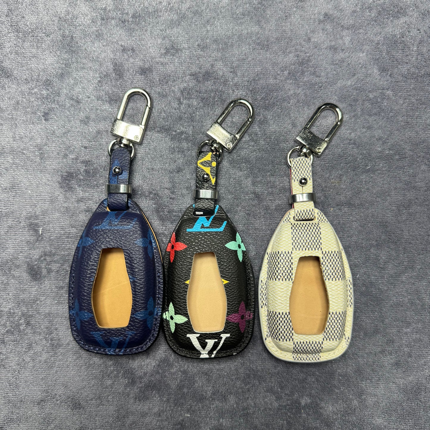 Premium LV Canvas Key Case for Subaru – Handmade from Authentic Upcycled Louis Vuitton