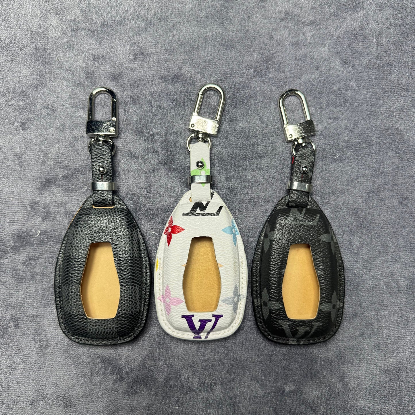 Premium LV Canvas Key Case for Subaru – Handmade from Authentic Upcycled Louis Vuitton