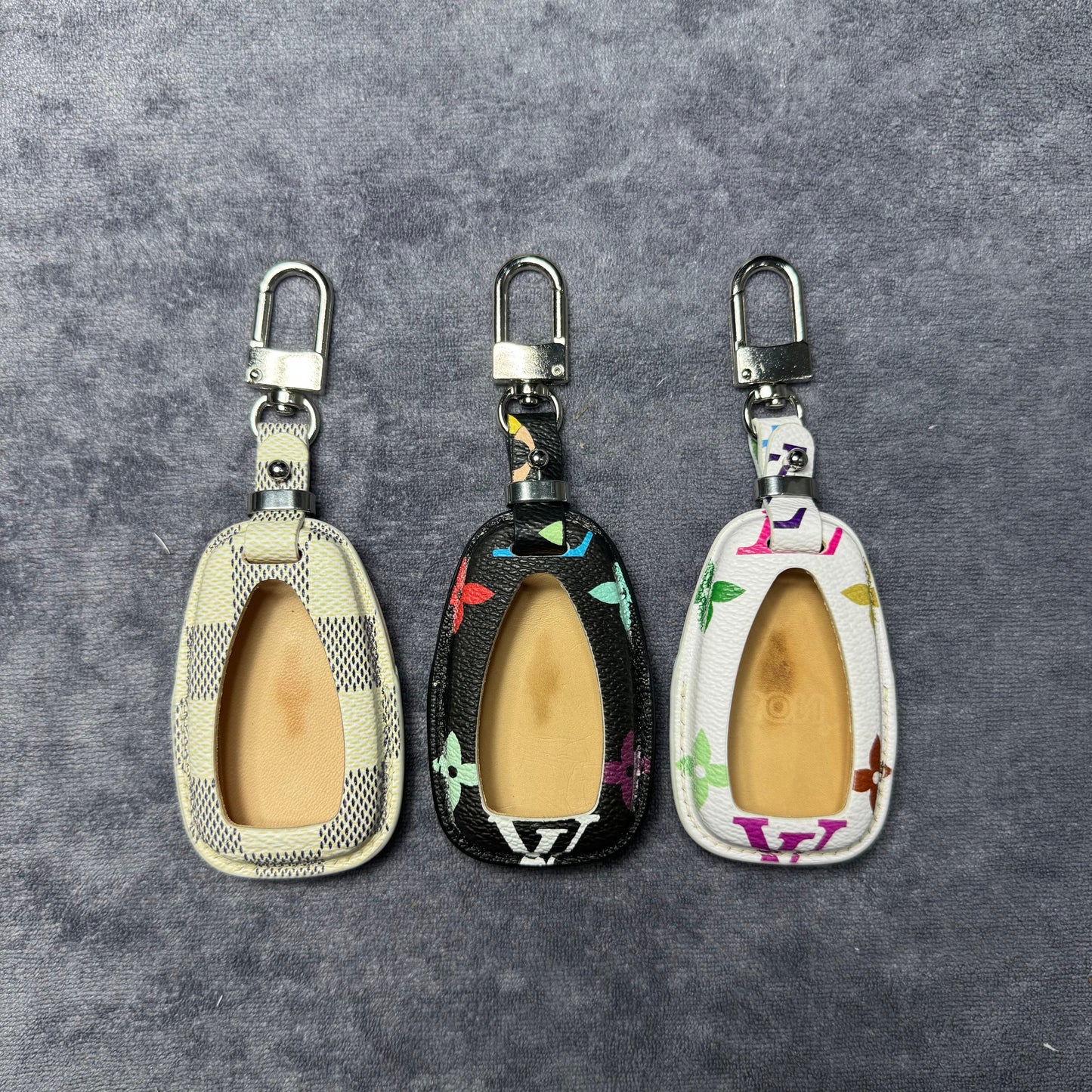 Premium LV Canvas Key Case for Chevrolet – Handmade from Authentic Upcycled Louis Vuitton