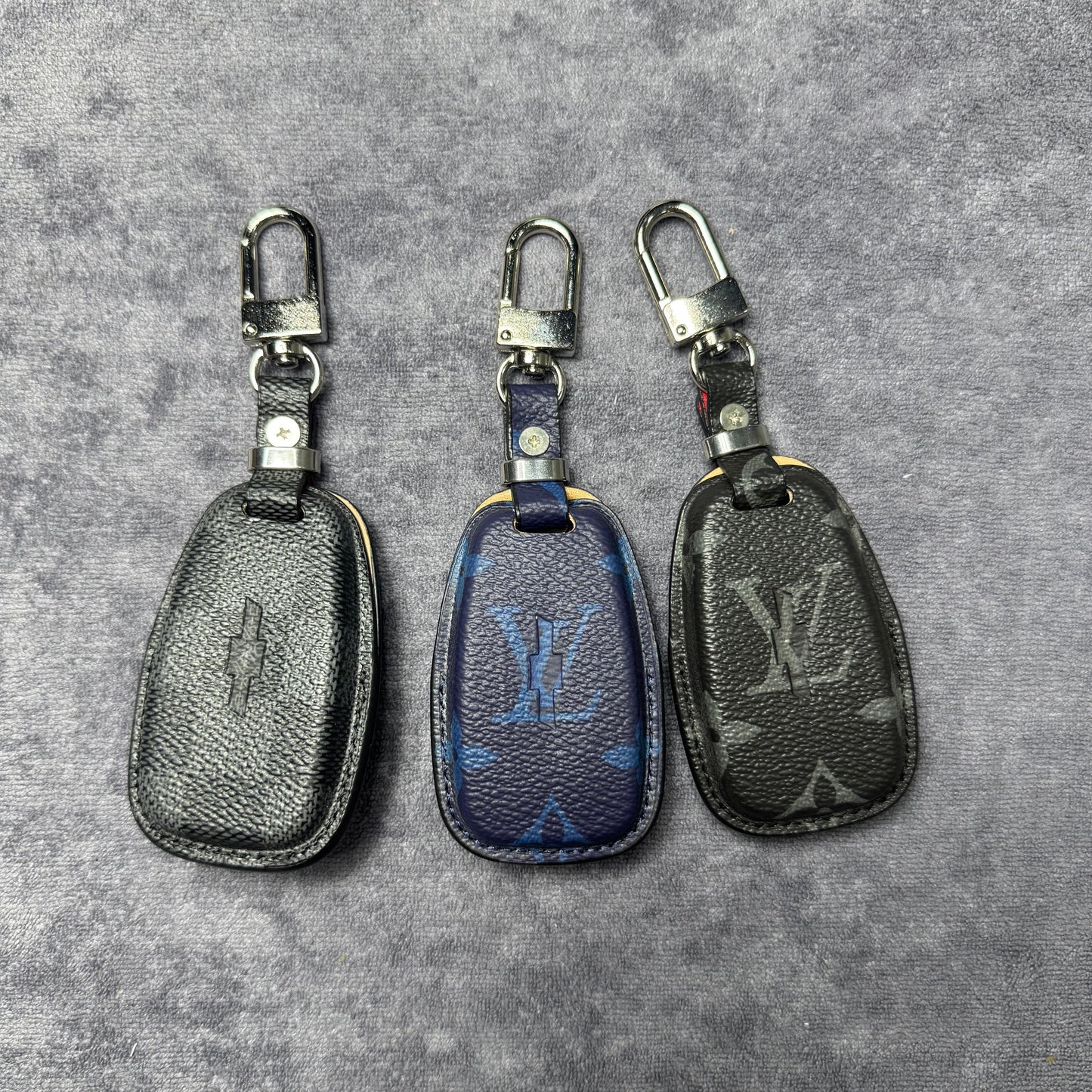 Premium LV Canvas Key Case for Chevrolet – Handmade from Authentic Upcycled Louis Vuitton