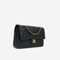 Chanel Classic Flap Lambskin Black Shoulder Bag Style 92