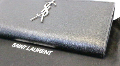 Saint Laurent Kate Leather Black Shoulder Bag Leather