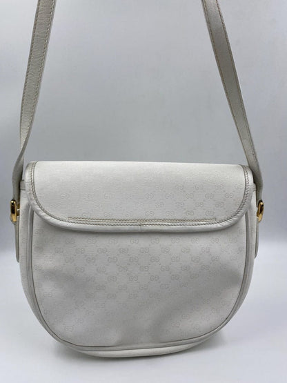 Vintage Gucci Canvas Crossbody Bag