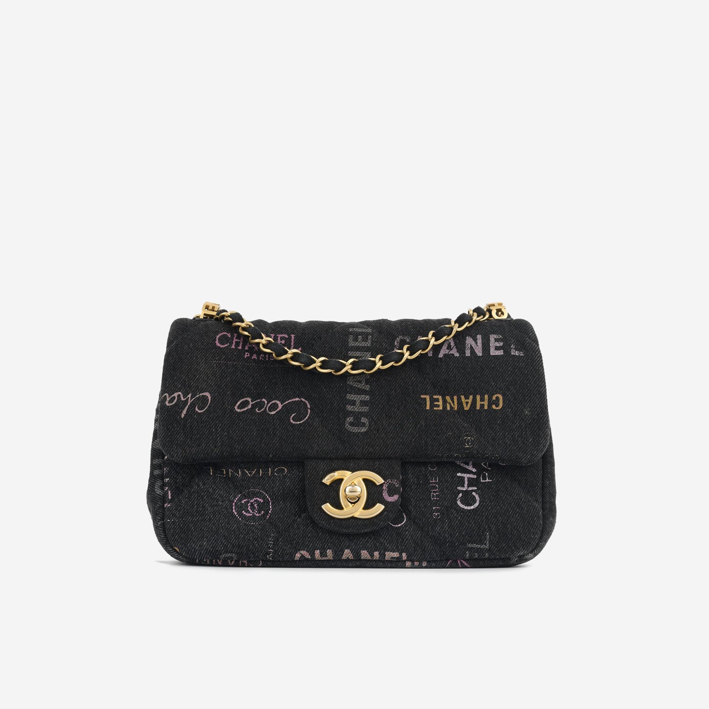 Chanel Classic Flap Quilted Black Shoulder Bag Style 3
