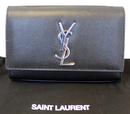 Saint Laurent Kate Leather Black Crossbody Style 7