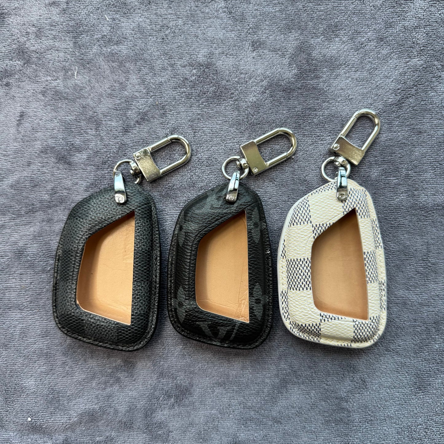 Premium LV Canvas Key Case for Cadillac – Handmade from Authentic Upcycled Louis Vuitton