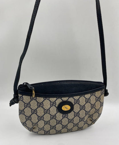 Vintage Gucci Canvas Crossbody Bag