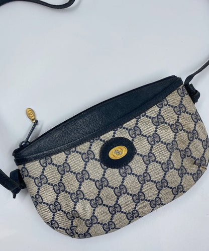 Vintage Gucci Canvas Crossbody Bag