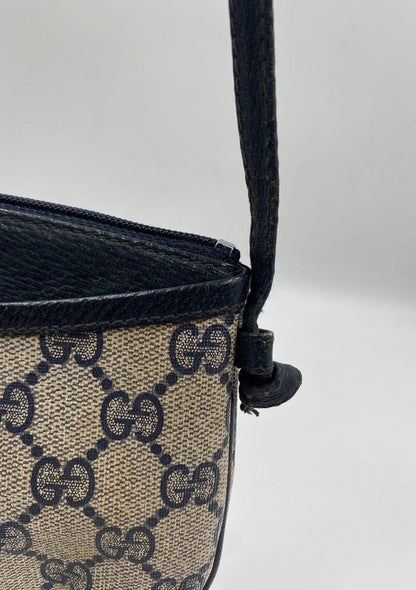 Vintage Gucci Canvas Crossbody Bag