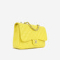 Chanel Classic Flap Lambskin Silver Shoulder Bag Style 5