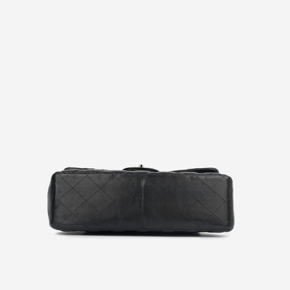 Chanel Classic Flap Lambskin Black Shoulder Bag Style 20