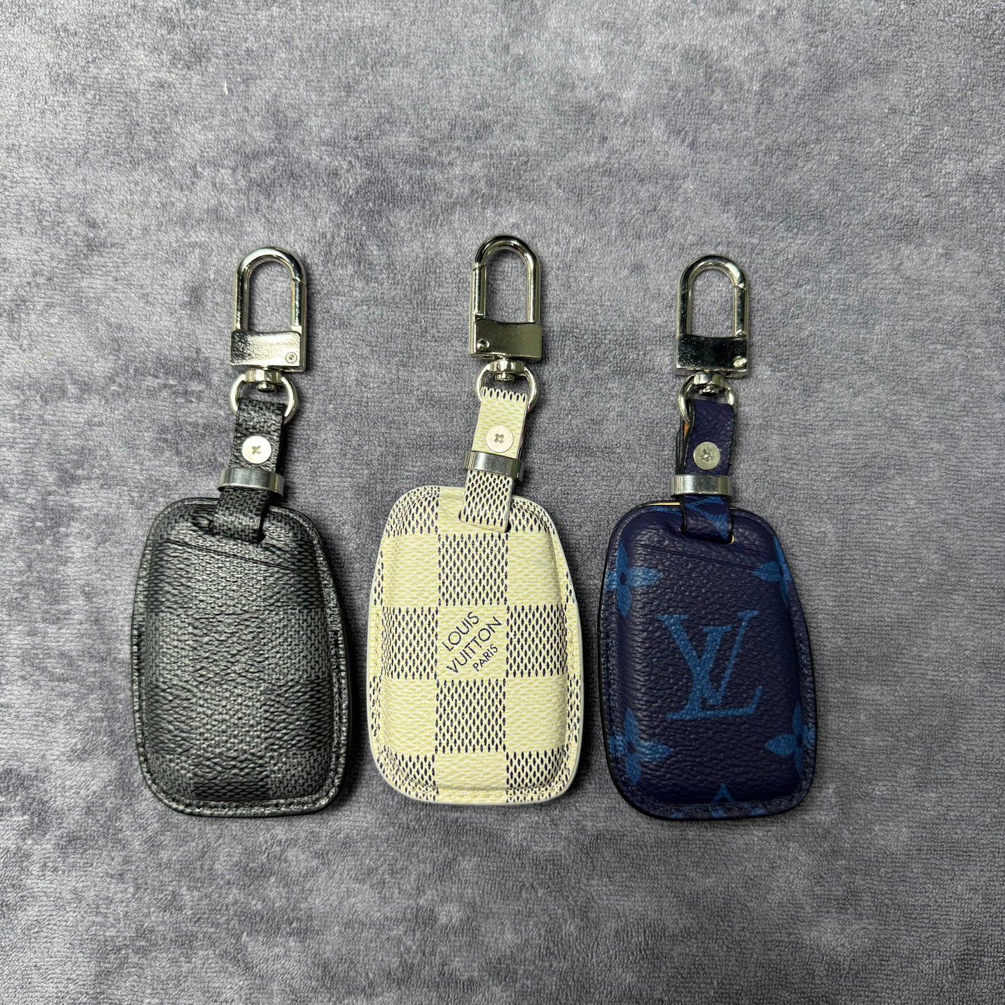 Premium LV Canvas Key Case for Volkswagen 2 – Handmade from Authentic Upcycled Louis Vuitton