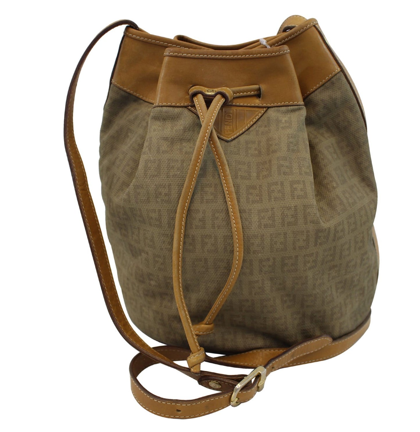 Fendi Leather Brown Shoulder Bag Style 2