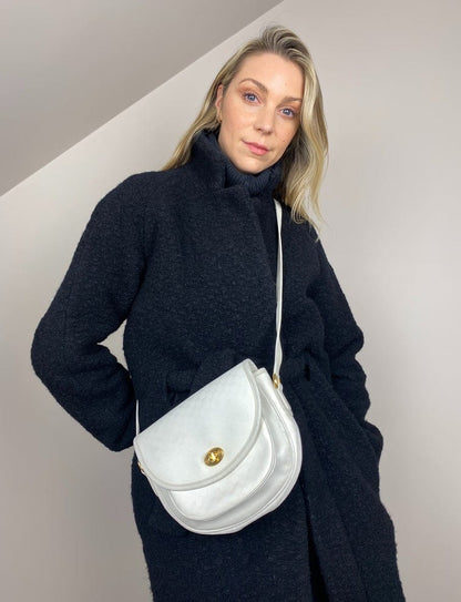 Vintage Gucci Canvas Crossbody Bag