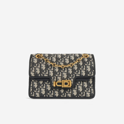 Dior Chain Leather Crossbody Bag