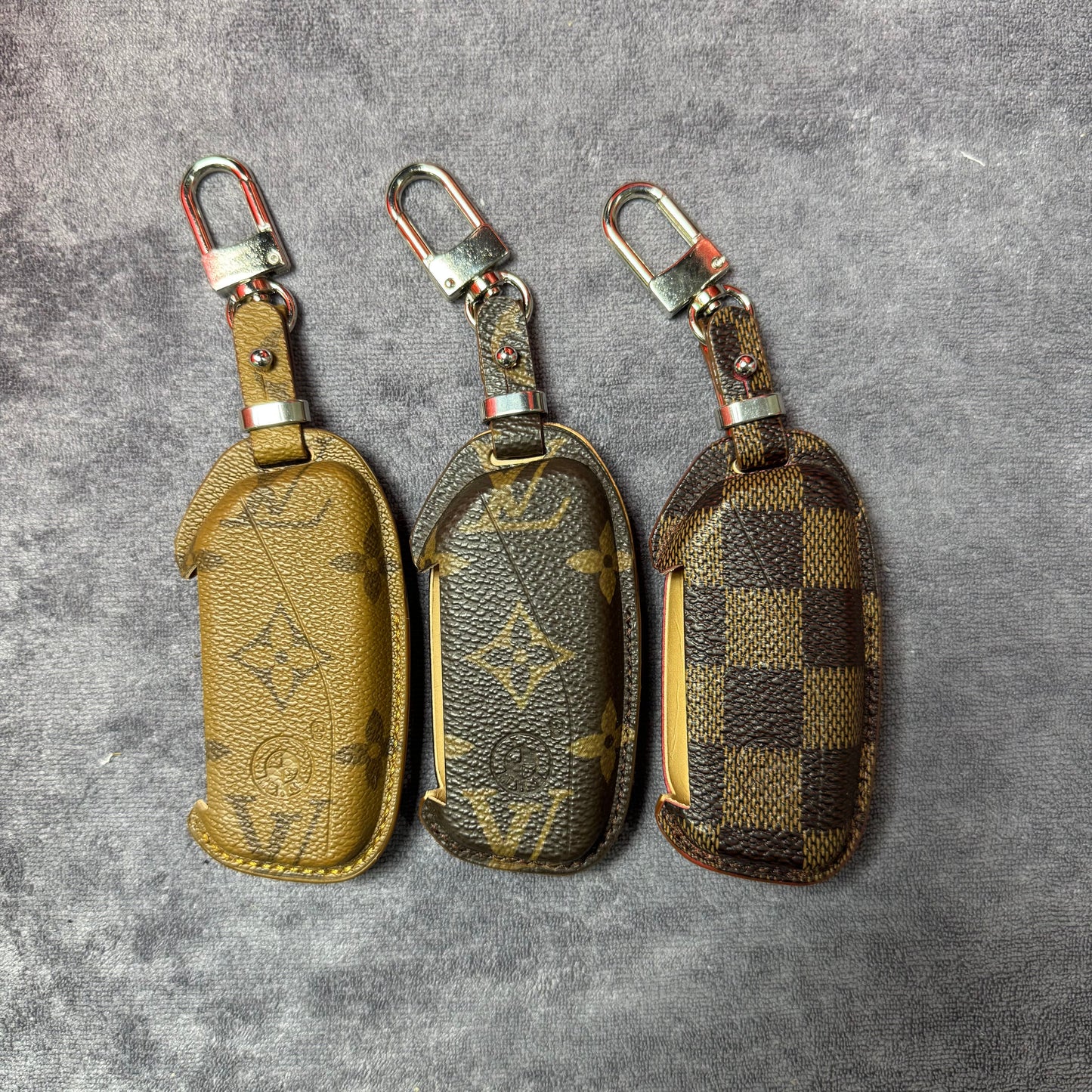 Premium LV Canvas Key Case for BMW 2 – Handmade from Authentic Upcycled Louis Vuitton