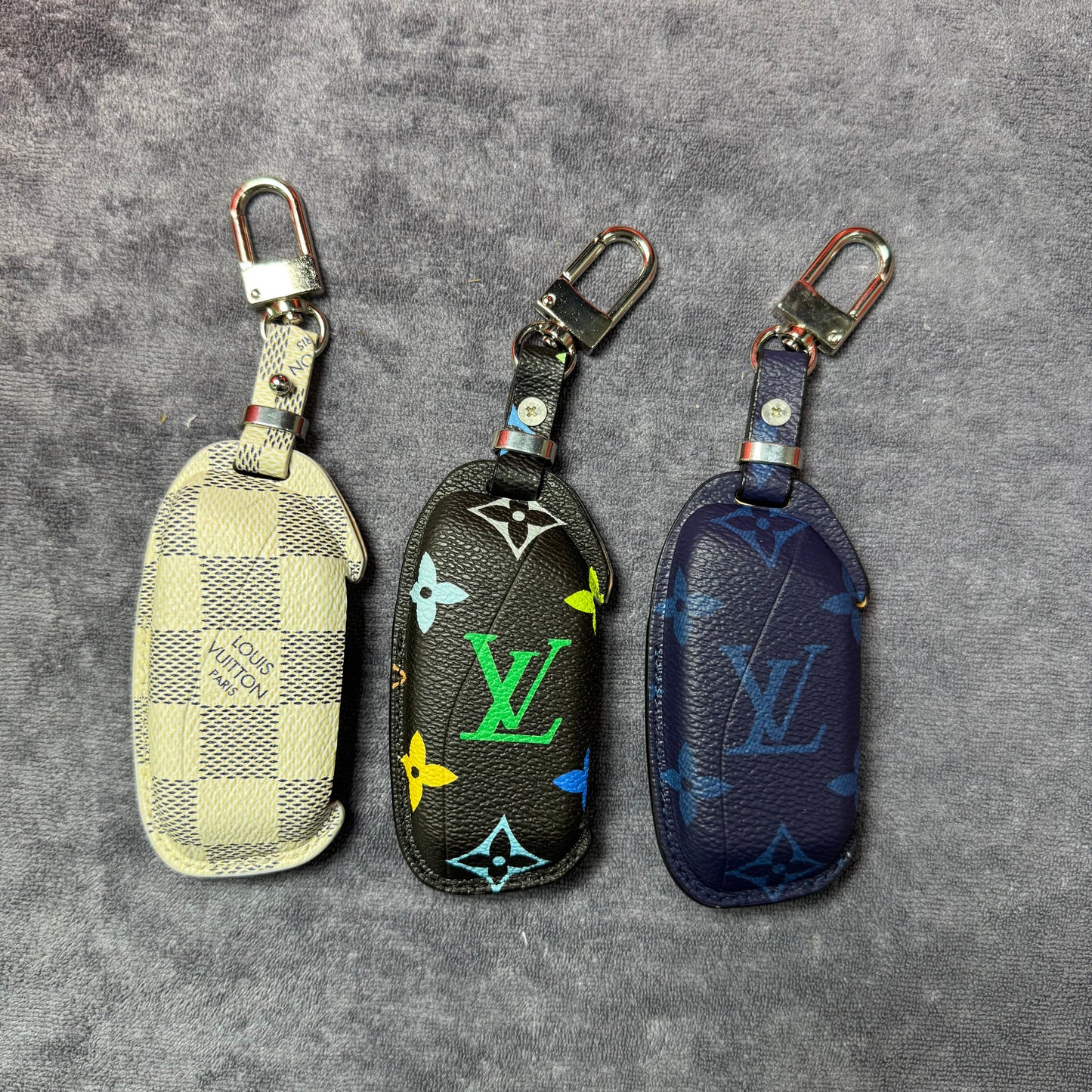 Premium LV Canvas Key Case for BMW 2 – Handmade from Authentic Upcycled Louis Vuitton