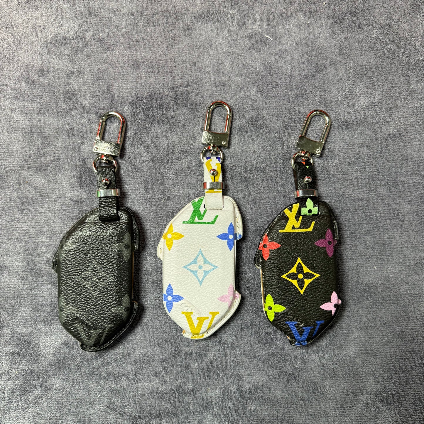 Premium LV Canvas Key Case for KIA – Handmade from Authentic Upcycled Louis Vuitton