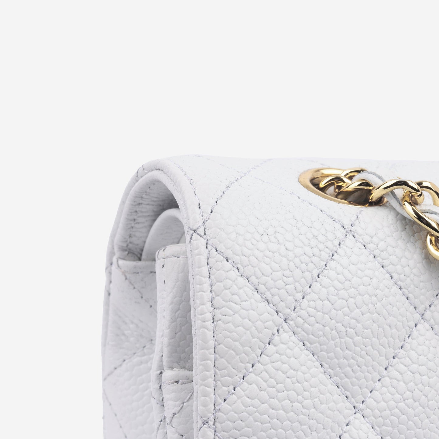 Chanel Classic Flap Caviar Gold Shoulder Bag Style 15