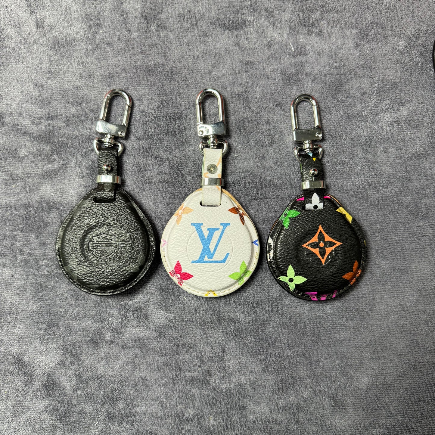 Premium LV Canvas Key Case for Harley D – Handmade from Authentic Upcycled Louis Vuitton