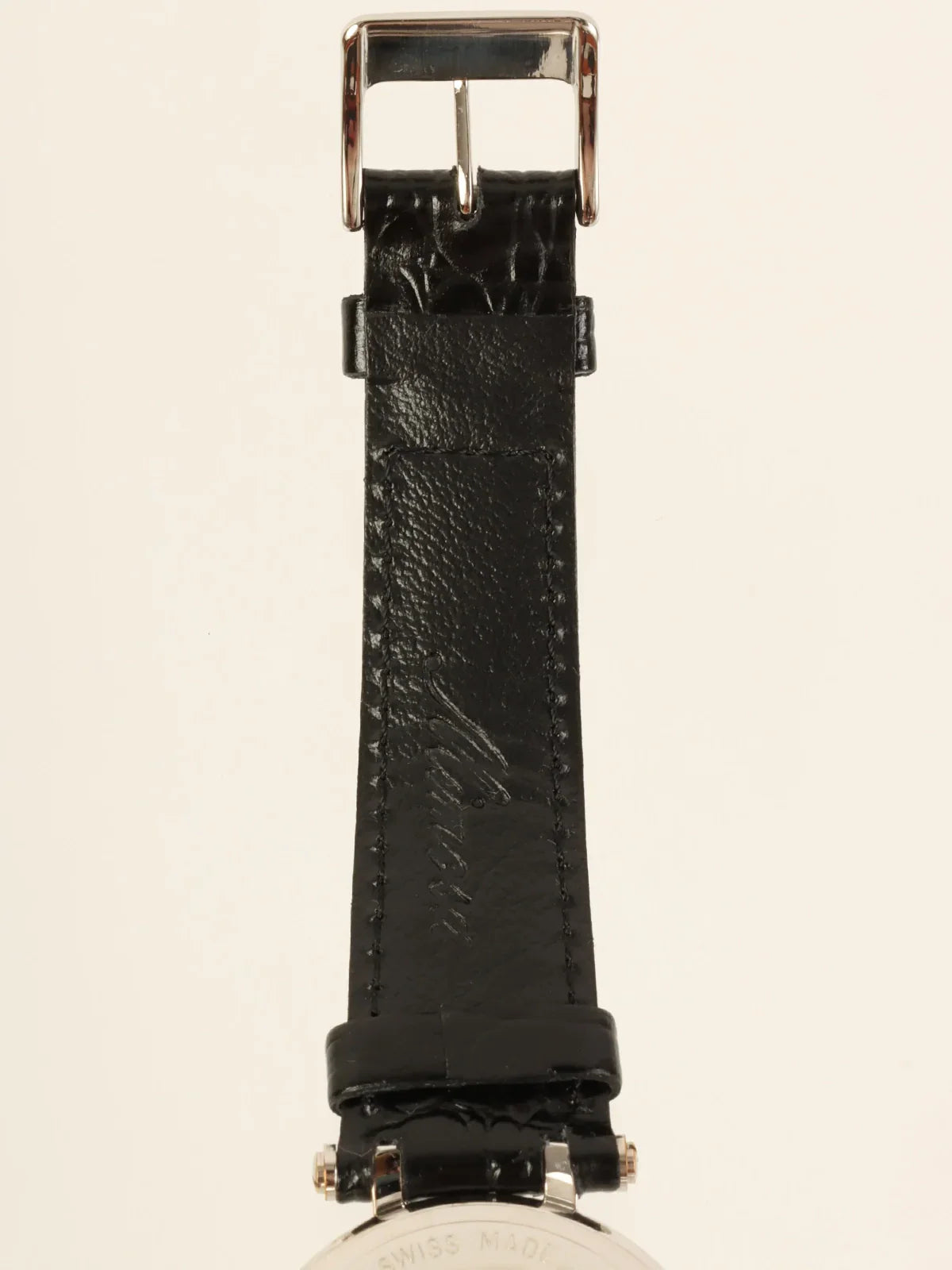 BURBERRY Round Logo Face Watch Silver/Black