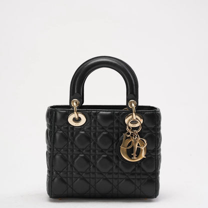 Dior Black Small Lady Dior My Abcdior Bag 2017