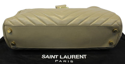 Saint Laurent Monogram Matelassé Beige Tote Bag