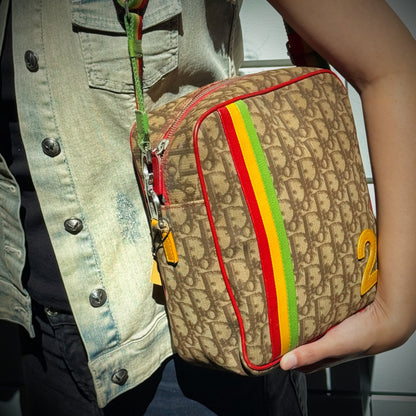 Christian Dior Diorissimo Rasta Messenger Bag Tws