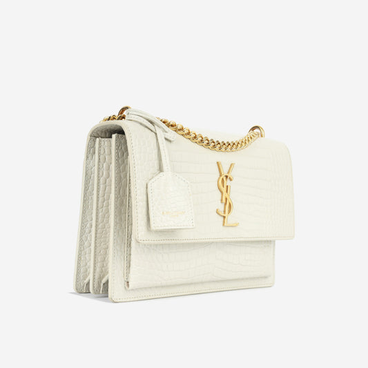 Saint Laurent Sunset Red Shoulder Bag Style 12