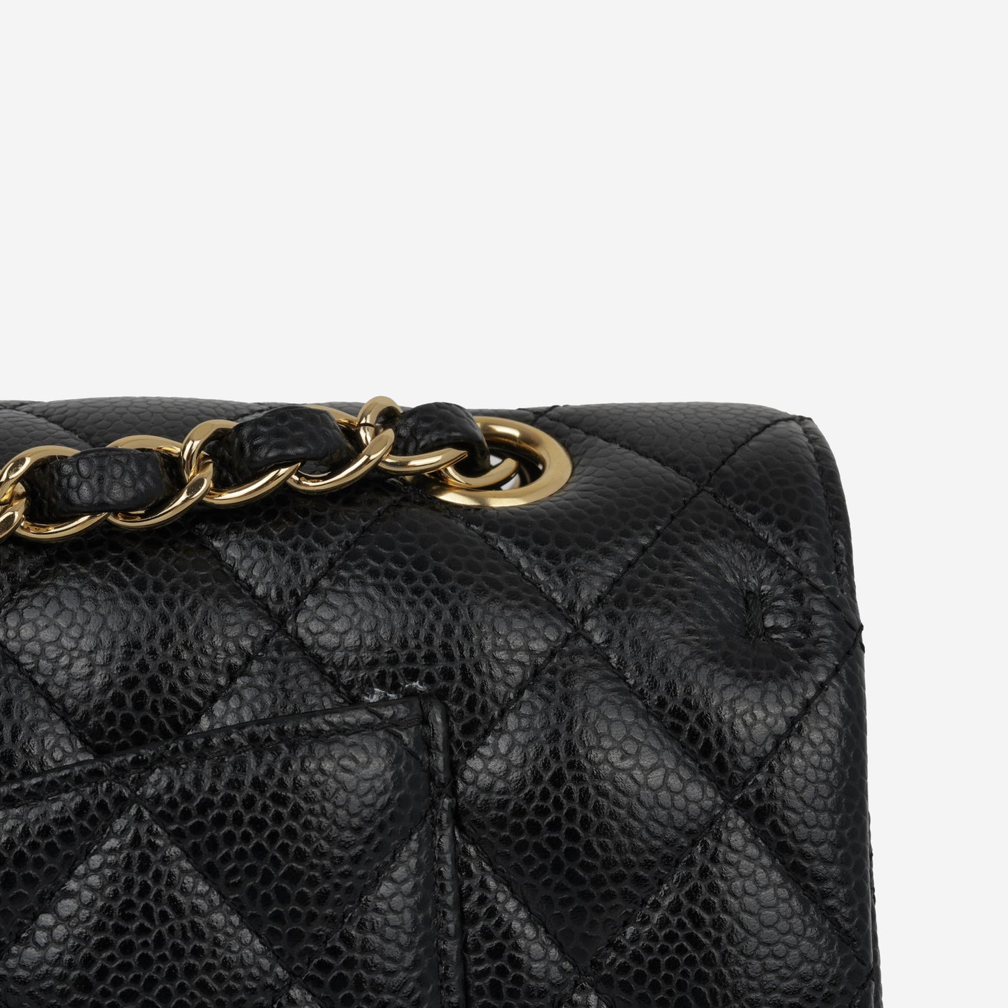 Chanel Classic Flap Lambskin Black Shoulder Bag Style 311
