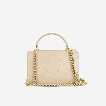 Chanel Classic Flap Lambskin Black Shoulder Bag Style 353
