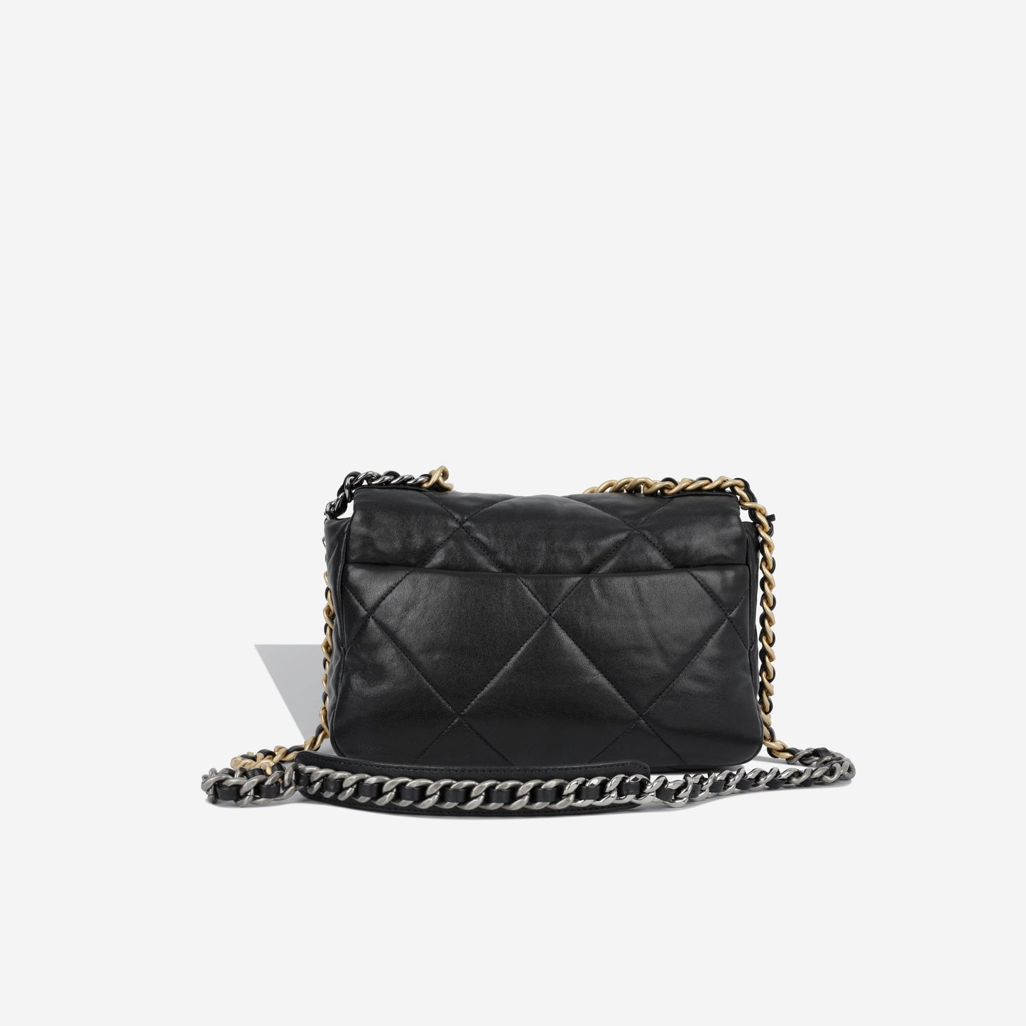 Chanel Chanel 19 Lambskin Black Shoulder Bag Style 16